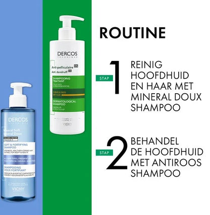 Vichy Dercos Technique Anti-Roos DS Shampoo - Droog Haar - Seleniumdisulfide en Salicylzuur - 200ml