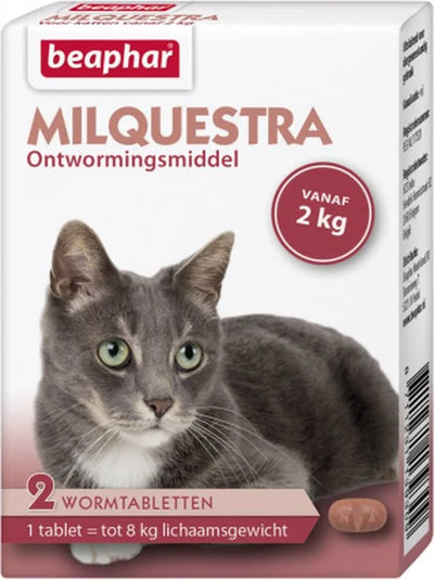 Beaphar Milquestra - Kat 2 Tot 12 kg - 2 tabletten