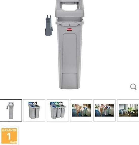 Slim Jim Recycling Station Startset - Rubbermaid DY107