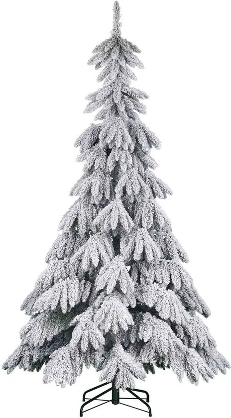 Black Box Kunstkerstboom Breithorn - 137x137x230 cm - PVC - Bevroren Groen