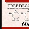 Giftsome Rode Kerstballen Set - 60 Stuks Kunststof Kerstballen - Ø6/7 cm