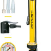 Dunlop Fietspomp met Drukmeter - Fiets Pomp voor Dunlop, Schrader en Frans Ventiel - Staande Pomp Incl. Adaptoren voor Waterspeelgoed en Ballen