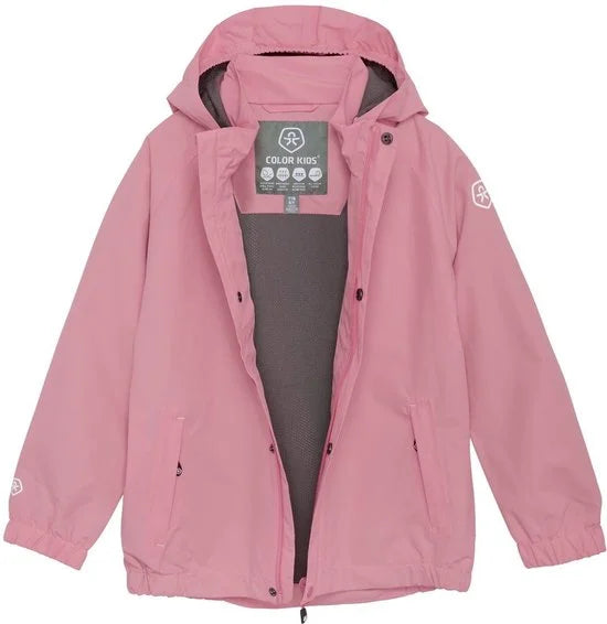Color Kids Kinder Jacke Shell Jacket 5968 Foxglove-140
