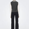 Only Gilet Onliris-hattie Waistcoat Tlr Noos 15331287 Dark Grey Melange Dames Maat - 40