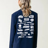 Colourful Rebel Jesra Racer Logo Single Breasted Blazer - S