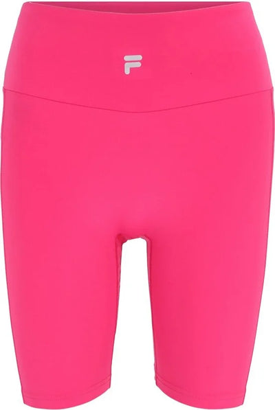 Fila Damen Kurze Hose Rakanda High Waist Bike Tights Pink Yarrow-XS