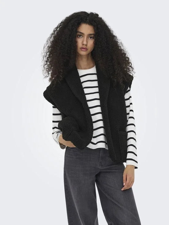 JDY - JDYBIRDY LIFE TEDDY WAISTCOAT OTW YFM - Dames - Gewatteerde jassen