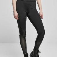 Urban Classics | Highwaist Mixed Tech Sportlegging | Dames | XS