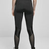 Urban Classics - Highwaist Mixed Tech Sportlegging - XS - Zwart