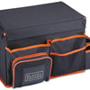 BLACK+DECKER Kofferbak Organizer - 47.5 x 25 x 30 CM - Met Draagriem - Cuphouders - Grijs/ Oranje