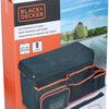 BLACK+DECKER Kofferbak Organizer - 47.5 x 25 x 30 CM - Met Draagriem - Cuphouders - Grijs/ Oranje