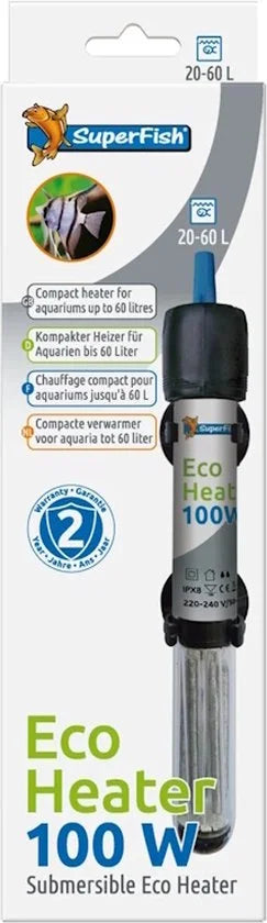 SuperFish Eco Heater 100W Voor 20-60L