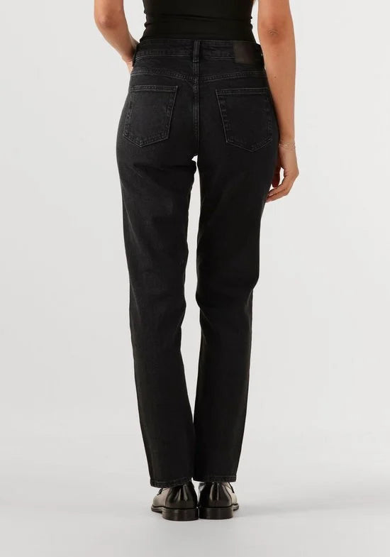 SELECTED WOMEN Slfslim Bea-kori Mw Jeans Jeans Dames - Broek - Zwart - Maat 28/32
