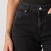 SELECTED WOMEN Slfslim Bea-kori Mw Jeans Jeans Dames - Broek - Zwart - Maat 28/32