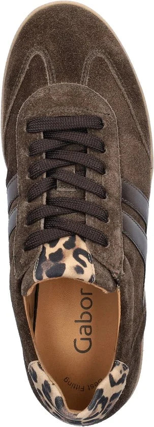 Gabor Dames Sneakers - bruin