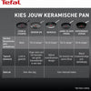 Tefal Renew ON - Koekenpannenset - Ø20/Ø24/Ø28 cm - PFAS-vrij - Keramisch - Geschikt voor Inductie