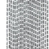 Arisol Chenille Gordijn 56x200 Grijs/Wit