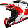 Airoh Twist 3.0 crosshelm Fancy glans zwart wit rood XL