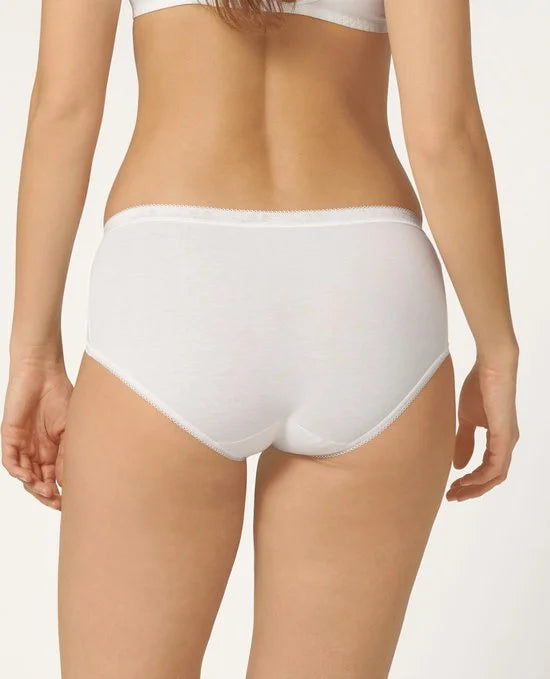sloggi Basic+ Dames Midi slip - 4-pack - Wit - Maat 42