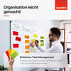 GAUDER beschrijfbare magnetische etiketten - herbruikbare magnetische borden voor whiteboards, schoolborden, kanbanborden en koelkasten - magneetkaar
