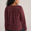WE Fashion Dames blouse met structuur - Curve