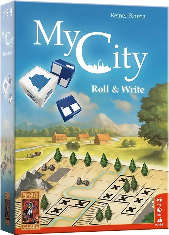 999 Games - My City - Roll & Write - Dobbelspel