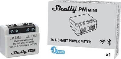 Shelly Pm Mini Gen3 Wifi Bluetooth-Controller Voor Smart Home