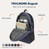 TRVLMORE 28L Rugzak - Rugtas met 15,6 Inch Laptopvak - Schooltas - Spatwaterdicht - Heren en Dames - Jongens en Meisjes - Blauw