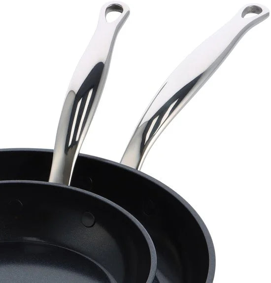 Greenpan Barcelona Aluminium Koekenpannenset 2-delig - Ø 24 en 28 cm – PFAS-vrij – Inductie Koekenpannenset – Ovenbestendig tot 220°C – Vaatwasserbes