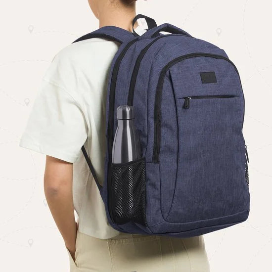 TRVLMORE 36L Rugzak - Rugtas met 17,3 Inch Laptopvak - Schooltas - Spatwaterdicht - Heren en Dames - Jongens en Meisjes - Blauw