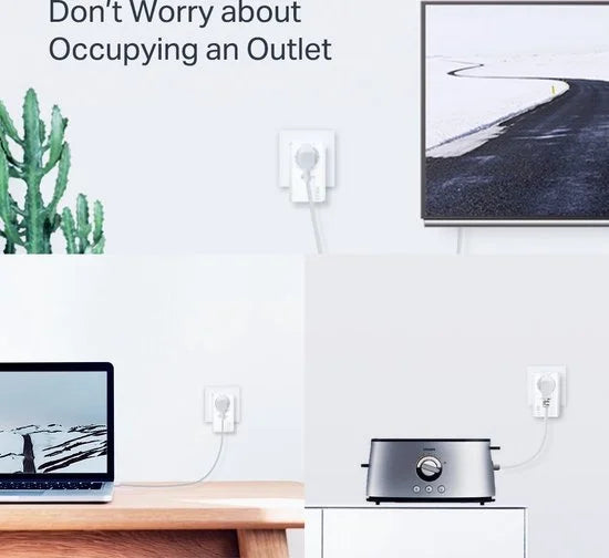 TP-Link TL-PA7027P KIT - Powerline Adapter - Zonder WiFi - Starterskit