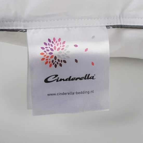 Cinderella Bamboo Hoofdkussen - Medium Stevig - Bamboe Vulling - Katoenen Tijk - 70x60 cm