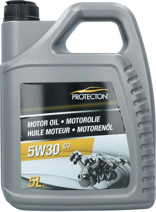 Protecton Motorolie 5W30 C3 5L - Volledig Synthetisch - Brandstofbesparend - Geschikt voor Roetfilters & Katalysatoren