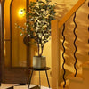 Mica Decorations Benson Bloempot - H24 x Ø26 cm - Metaal - Lichtgrijs