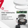 SAVS SM11R4 Draadloos koppelbare rookmelder - SafeLink - 10 jaar batterij - Extra dun design - Geen LED lampje - Montage zonder boren - Voldoet aan E