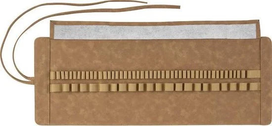 Faber-Castell RolEtui - kunstleer bruin - geschikt voor 45 potloden