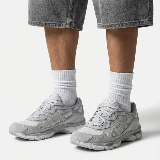 ASICS Gel-NYC - Unisex - Cream/Cloud Grey - Maat EU 38