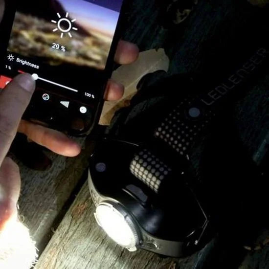 Ledlenser MH11 - Hoofdlamp - Oplaadbaar - 1000 lumen - Focusseerbaar - App control - Grijs