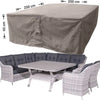 Raffles Covers Tuinsethoes - 250 x 200 H: 95 cm - RDS250200high - Waterdicht - Ademend - UV-bestendig - Elastisch rijgkoord - Beschermhoes tuinmeubel