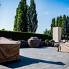 Raffles Covers Tuinsethoes - 250 x 200 H: 95 cm - RDS250200high - Waterdicht - Ademend - UV-bestendig - Elastisch rijgkoord - Beschermhoes tuinmeubel
