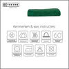 The One Towelling Classic Strandlaken - 100 x 180 cm - Strand handdoek - Hoge vochtopname - 100% Gekamd katoen - Groen