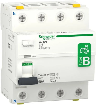 Schneider Differentieel 4P 40A 30Ma Type B-Ev - A9Z51440