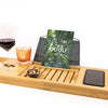 Budu Badplank Bamboe - Badplank voor in bad - Verstelbaar badrek - Houten badplank - Badrekje - Badplank hout - 70-105 cm