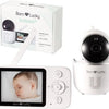 Born Lucky® Babeo+ Babyfoon met Camera - Op afstand bestuurbaar - Video & Audio – Premium Baby monitor - Wit