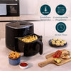 Princess Digitale Airfryer 182238 - 4 liter - PFAS vrij - Groot - Heteluchtfriteuse - Zwart - Digital Touchscreen - 8 Automatische Programma's - Incl