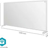 Nedis SmartLife Infrarood Verwarming 700 W – Slimme Kachel - Thermostaat – Geschikt voor Badkamer - Afstandsbediening & App