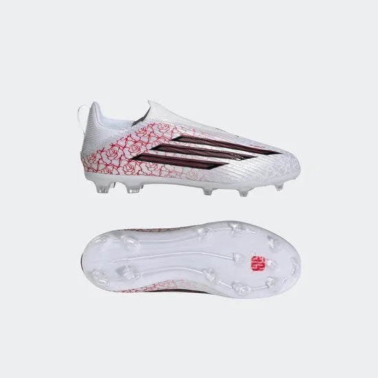 F50 LEAGUE Laceless Firm Ground Football Boots Kids Lamine Yamal