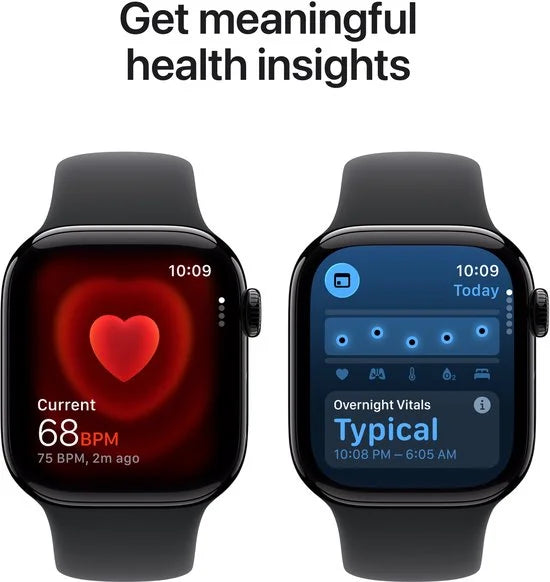 Apple Watch Series 11 OLED 42 mm Digitaal 374 x 446 Pixels Touchscreen 5G Zwart Wifi GPS