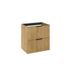 wastafelonderkast Raff eik ribbelfront 60 x 45,2 x 63,5 cm