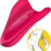 Satisfyer, vibrator, vingervibrator, klein en veelzijdig, 'High Fly' met batterij, siliconen, 7 cm